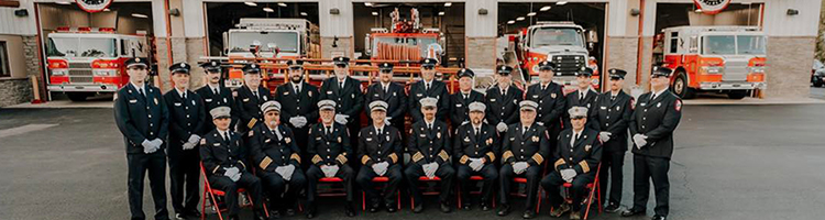 Group Photo Infront of Engine Bays